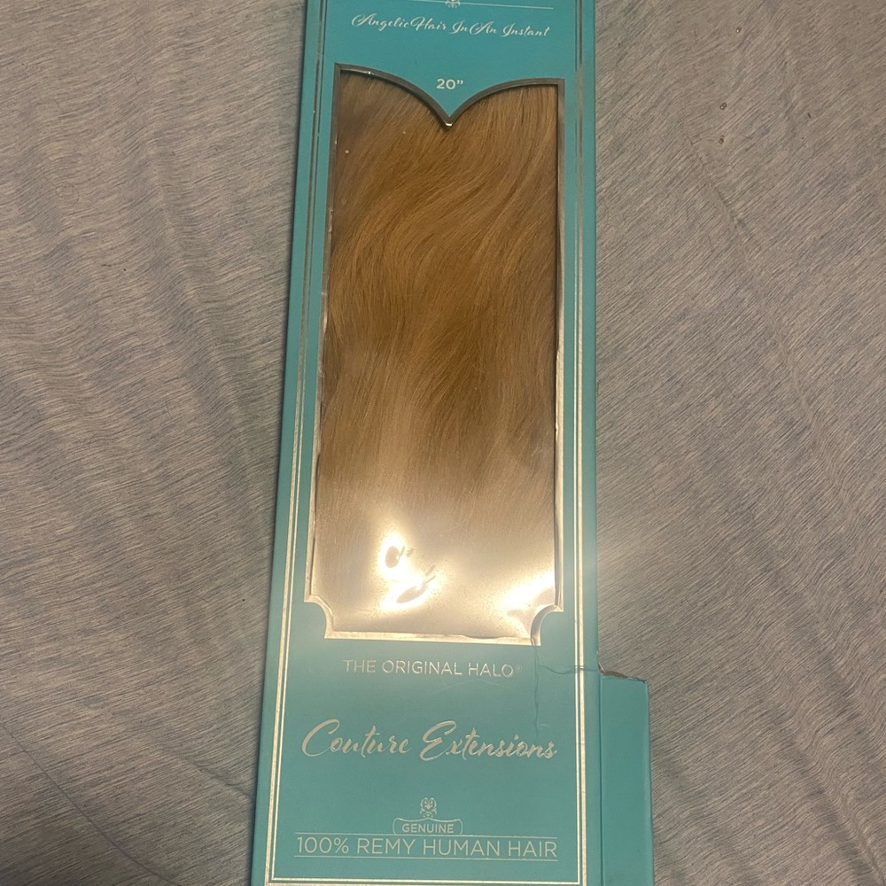 Halocouture 20” blonde extensions